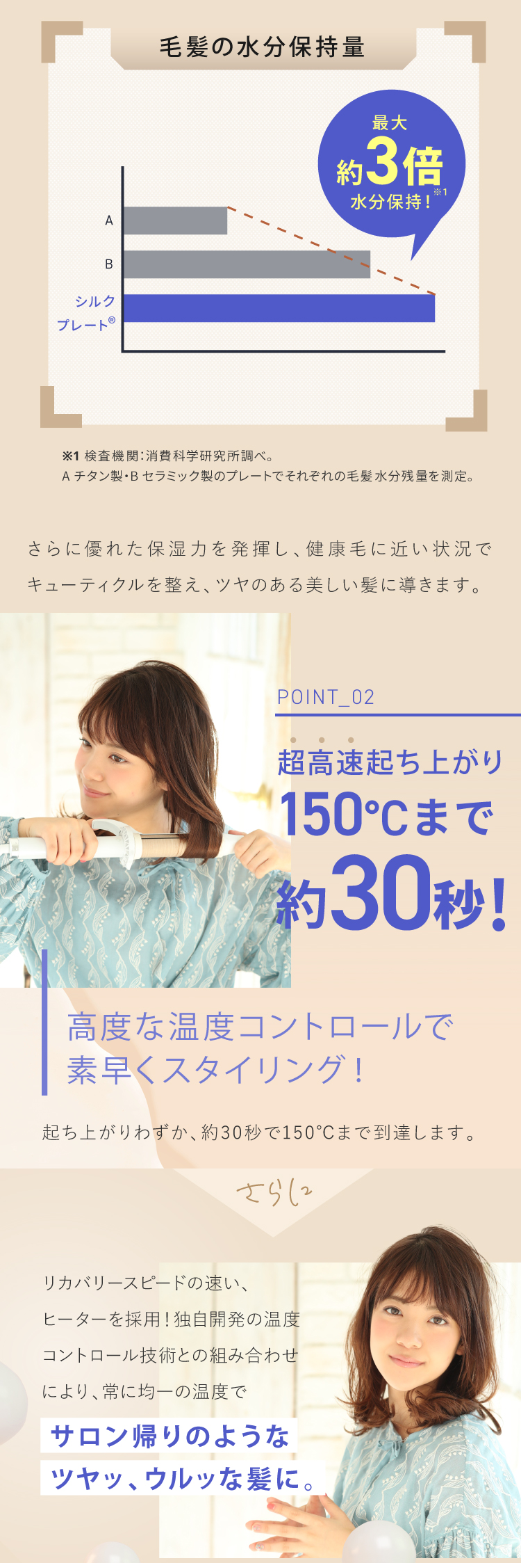 KINUJO Curl 〜絹女カール〜 カールアイロン